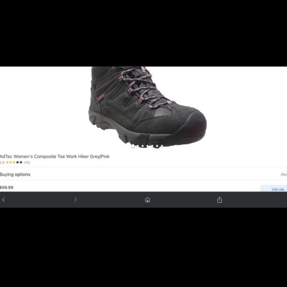 Ad Tec Women’s Waterproof Boots Size 8 Black Pink - Picture 4 of 4